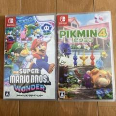 ピクミン4　Switch　スーパーマリオブラザーズワンダー　スイッチソフト ピクミン4 Switch スーパーマリオブラザーズワンダー スイッチ