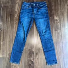 American Eagle AIRFLEX+ スキニーデニム ダークブルー