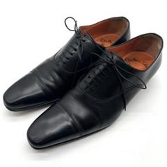 美品 Santoni サントーニ ストレートチップ 15004 サイズ7 1/2