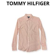 【春秋物】TOMMY HILFIGER 総柄シャツ　XS