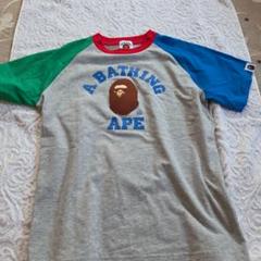 デッドストック】『A BATHING APE』ミロック❗ラグランカットソー