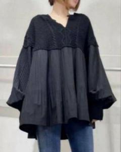 【ayane 】ニットドキッキングブラウスのサムネイル