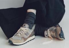 美品AURALEE×New Balance475 VINTAGE GREY24㎝