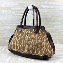 Vivienne Westwood パイル地 レオパード ハンドバッグ 8703 Vivienne Westwood パイル地 レオパード ハンドバッグ 8703