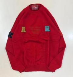 新品 カールヘルム ニット M オレンジ シマウマ Karl Helmut
