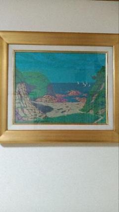 送料無料 通販  点描の画家 武村次郎の三浦風景 メルカリ - 絵画