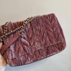 kate spade♡ケイトスペード♡ベロアチェーンバッグ