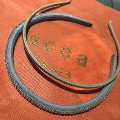 acca スワロカチューシャ 二本セット ブルー