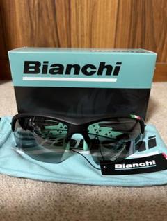 Bianchi スポーツサングラス ブラック/チェレステ