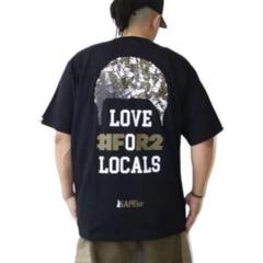 【新品】FR2DOKO？×SAPEur コラボ 限定Tシャツ/XXL/黒×カーキ 新品】FR2DOKO？×SAPEur コラボ 限定Tシャツ/XXL/黒×カーキ