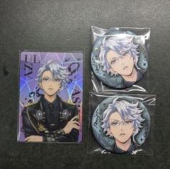 カ*！様 ツイステ エース オーロラカード ブレイジングジュエル 缶バッジ ツイ 缶バッジコレクションvol.1/vol.2【5thAnniversary POPｰUP SHOP