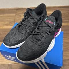 asics バスケットボールシューズ 黒/ピンク