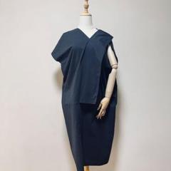 LOW CLASSIC ロークラシック 変形ワンピース　アシメスリーブ