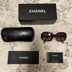 Chanel ラウンドサングラス ブラウンレンズ ケース付き CHANEL ブラウン サングラス ケース付き - メルカリ
