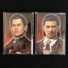 龍が如く スクエア缶バッジ 峯義孝＆堂島大吾 - メルカリ