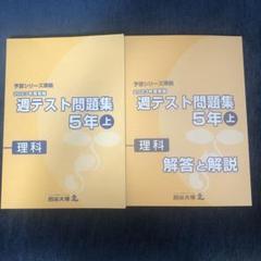 セール商品が満載 2023年度 メルカリ - 理科 上 5年 週テスト問題集 語学・辞書・学習参考書