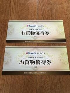 ヤマダホールディングス　お買い物優待券 500円券10枚2セットのサムネイル