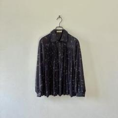 レトロ古着 日本製 80s～ レトロ総柄 シフォンブラウス シャツ オールド 古着 60s 日本製 Penney's Towncraft レッド チェック 開襟
