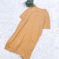 【ユニクロ】UNIQLO ロングTシャツ ワンピース ゆったり カジュアル S