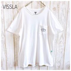 USA製 VISSLA バックプリントTシャツ コットン100% ホワイト M
