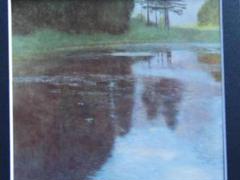 GUSTAV　KLIMT、クリムト、公園、希少な画集より、新品高級額、額装付 GUSTAV KLIMT、クリムト、公園、希少な画集より、新品高級額、額装付