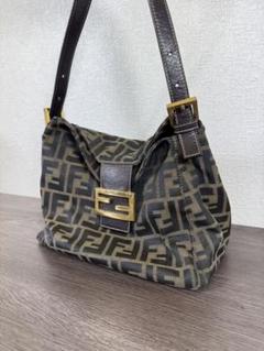 FENDI フェンディ ロゴパターン ハンドバッグ ヴィンテージ ズッカ柄