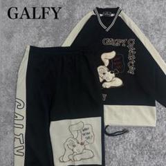 GALFYガルフィー 半袖パーカー ビッグロゴ Y2K 希少 人気デザイン 古着 2025年最新】GALFY タイプ：プルオーバー メンズ パーカーの人気