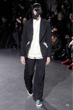 COMME des GARCONS HOMME DEUX ポリ縮絨パンツ
