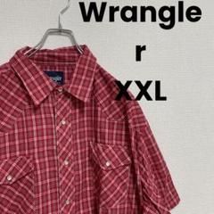 wrangler usa古着 ゆるだぼストリート スナップボタン チェックシャツのサムネイル