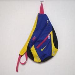 未使用保管品　00s Y2K 　白タグ　ナイキ　　ワンショルダー　マルチカラー