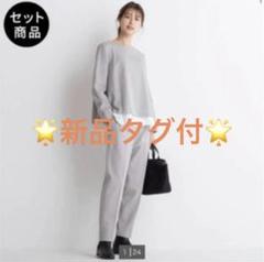 プラステ現行品Mペプラムトップスネイビー PLST(プラステ)公式 | アシンメトリーペプラムブラウス（吸汗速