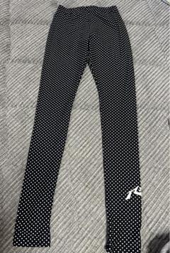 ラスティ水着　UVカットレギンス　トレンカ　スパッツ　水玉ドット　黒白　美品