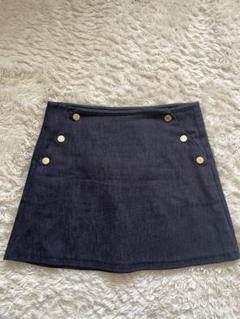 モンクレール MONCLER タグ付き　新品　未使用黒　台形　ミニスカート monclerskirt_1.jpg