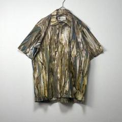 総柄　半袖シャツ　Mサイズ　アート柄