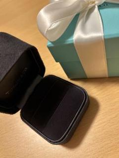 Tiffany シングルリングケース　箱　巾着　袋　リボン　３個セット Tiffany シングルリングケース 箱 巾着 袋 リボン 3個セット
