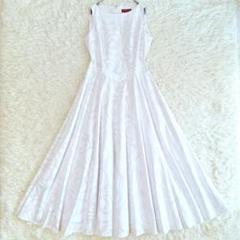 AT1871 MermaidLine ワンピース ドレス フラダンス衣装 L 白
