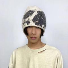 VAJAVU eyelet skull Beanie y2k
