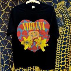 Nirvana 半袖 Tシャツ 新品 個性的 ロックバンド ブラック ハート