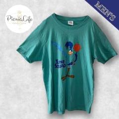 【ジーユー】スペースジャムコラボTシャツ ルーニーチューンズ 半袖カットソー M