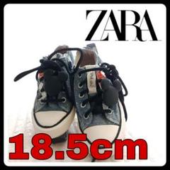 ZARA ザラ　ディズニー　ミッキー キッズ　子供靴　スニーカー 　18.5cm