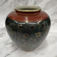 薩摩焼 金彩 色絵 青粒 錦襴手 高さ約59cm 花瓶 Amazon.co.jp: 薩摩焼 金彩 色絵 青粒 錦襴手 高さ約59cm 花瓶