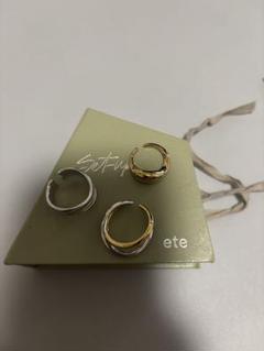 エテ　セットアップリング　イヤカフ　925 ete セットアップ リングカフ