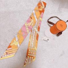 【限定販売】 馬靭とチャーム ツイリー エルメス オレンジ メルカリ - 小物