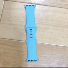 アップルウォッチベルト　軽量 38/40mm M/L ブルー　シンプル