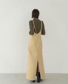link ワンピース　Knuth Marf Knuth Marf - Uneck one piece / Uネックワンピース (ブラック