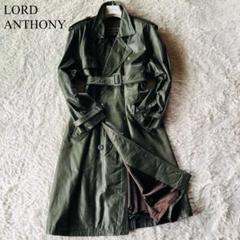 希少色✨美品 ロードアンソニー レザートレンチコート 2WAY オリーブ LL 希少色✨美品 ロードアンソニー レザートレンチコート 2WAY