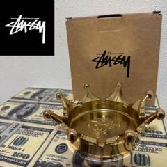 マスクスStussy 王冠型灰皿 黒 STUSSY 'Crown Ashtray'クラウン アッシュトレイ 灰皿 王冠 黒