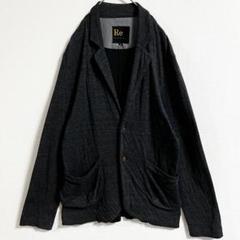 Re made in tokyo japan 襟付 カーディガン M チャコール