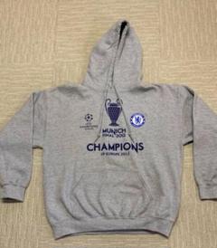 UEFAチャンピオンズリーグ 2012年チェルシー　優勝記念パーカー UEFAチャンピオンズリーグ 2012年チェルシー 優勝記念パーカー