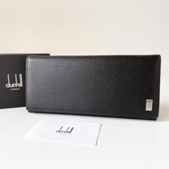 【ほぼ新品】dunhill 長財布 小銭入れ付き ダンヒル 黒 ブラックのサムネイル